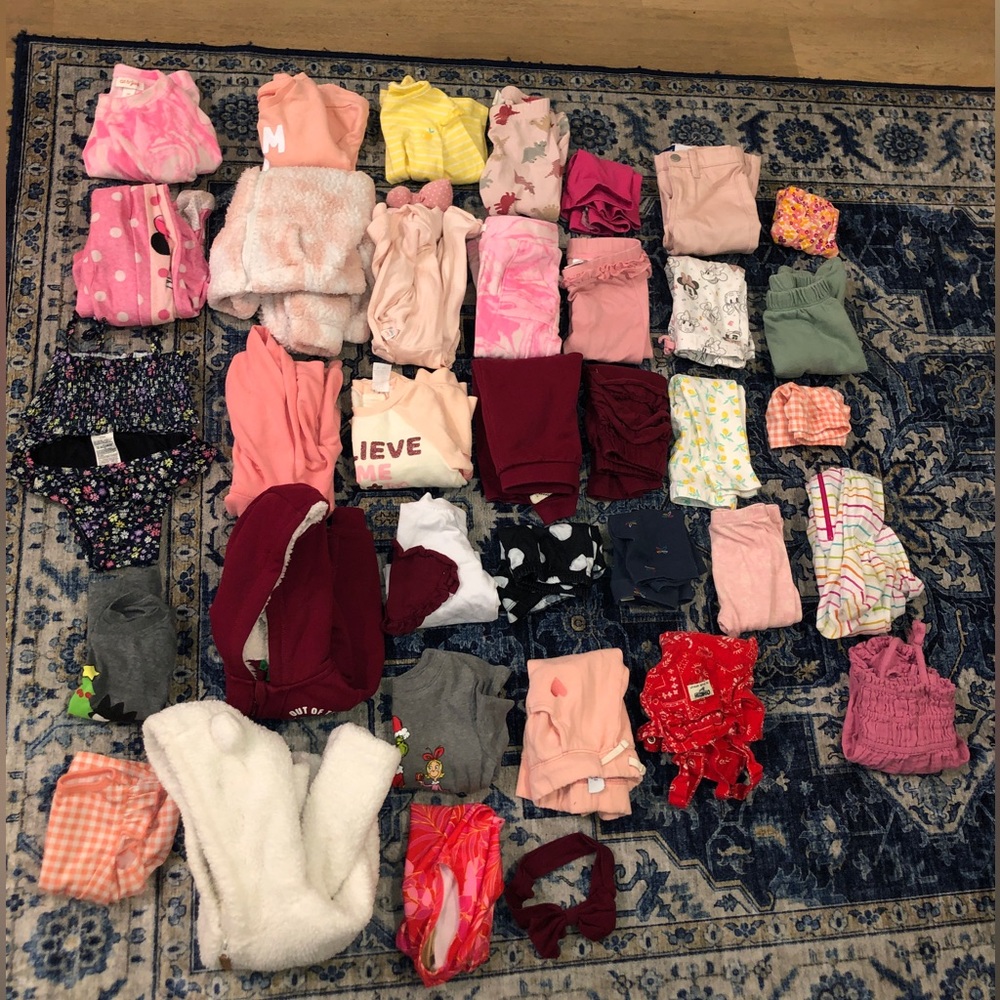Bundle Of Baby Girl Clothes 12 Month - 2 Years